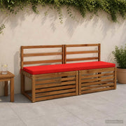 Cuscino per panchina SOEST 100% Poliestere Rosso 948956