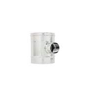 Raccordo inox a t braga mf da 160mm codino ridotto m 80mm aisi 304