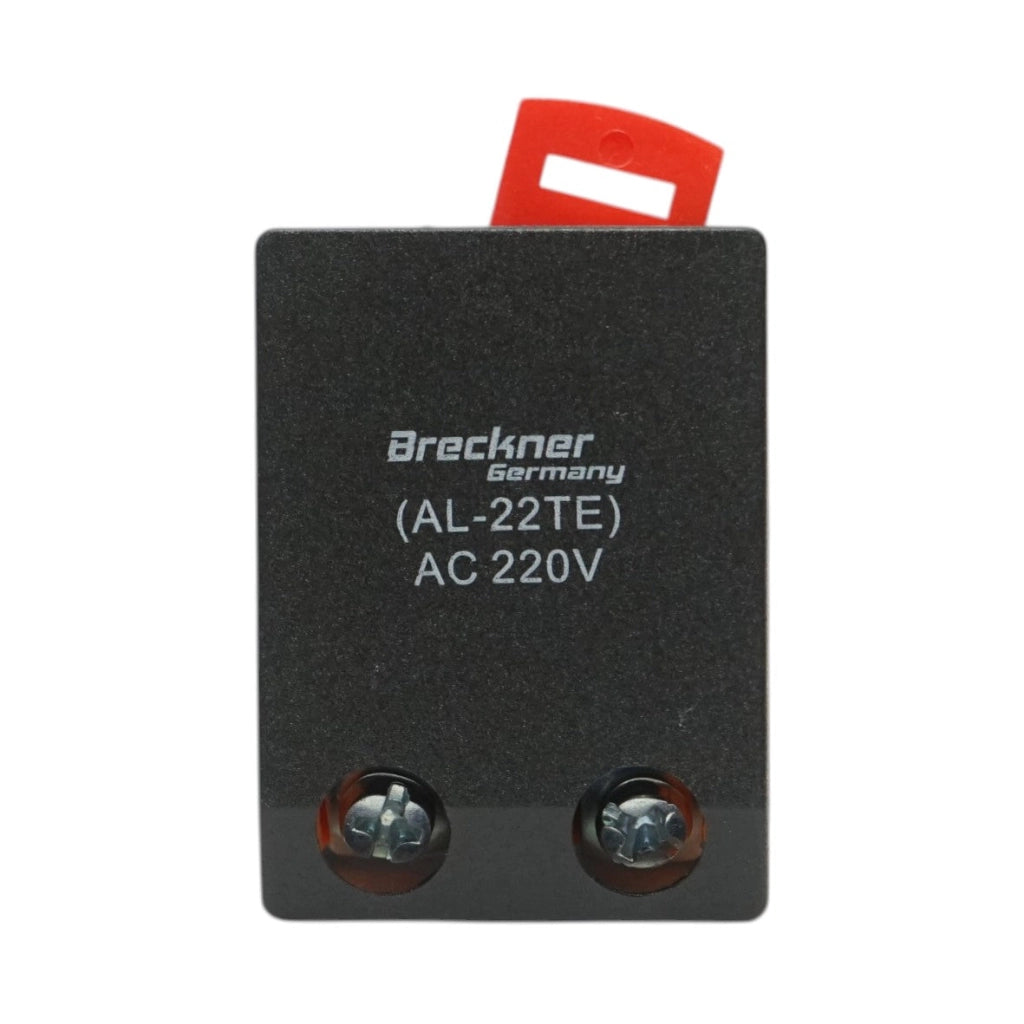 Lampada di segnalazione a LED gialla 220V AC 22mm Breckner Germany