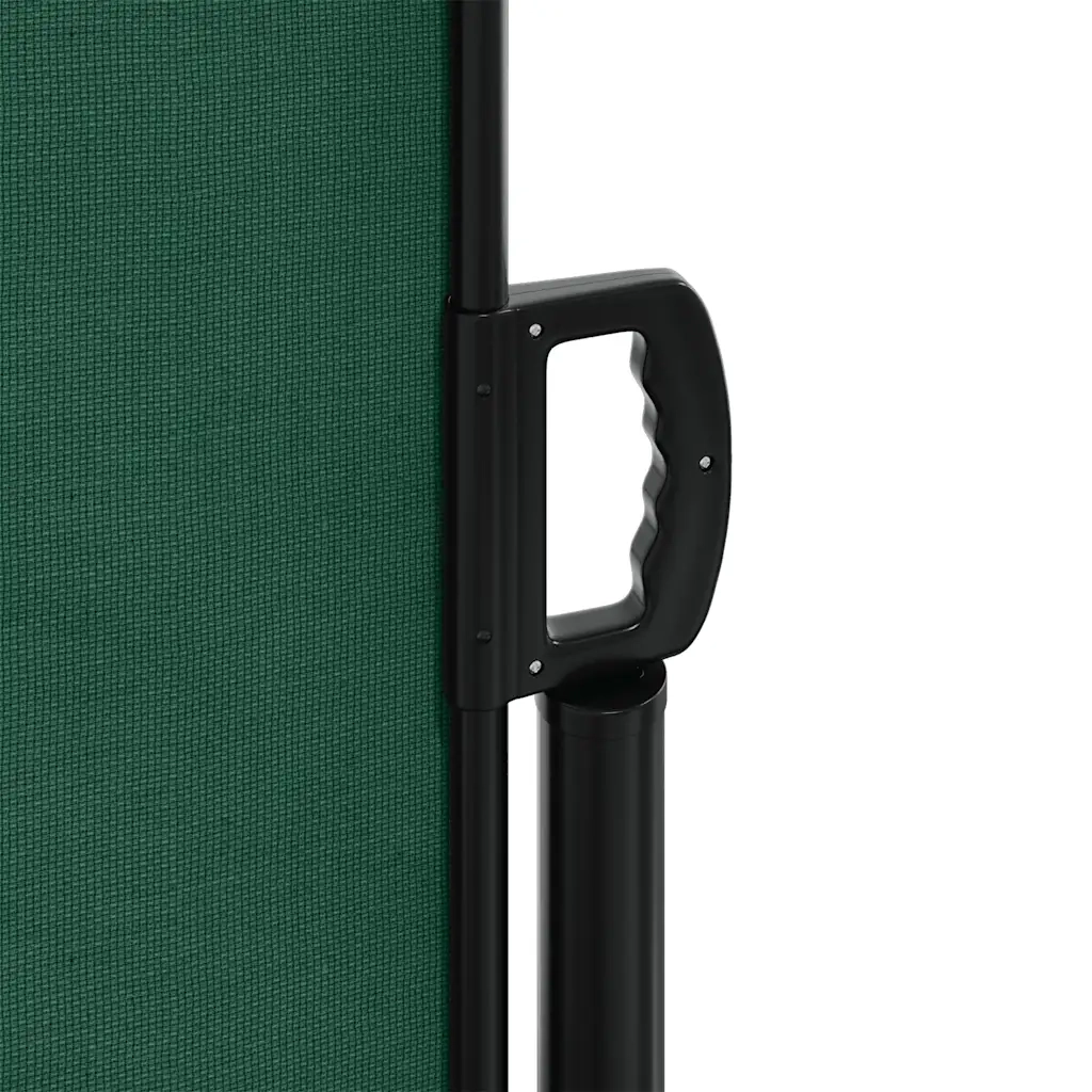 Tenda da Sole | Tenda parasole Laterale Retrattile Verde Scuro 200x500 cm