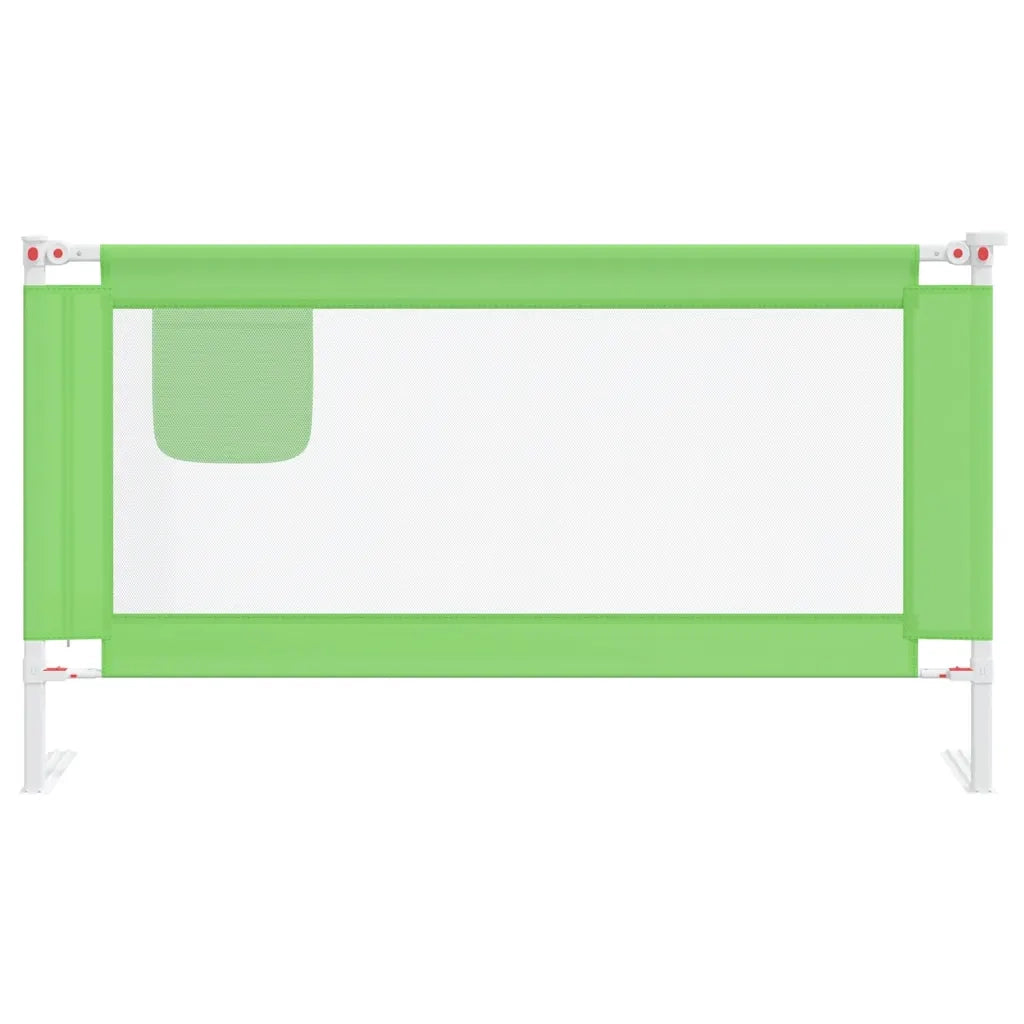 Sponda Letto di Sicurezza per Bambini Verde 150x25cm in Tessuto CFW3249456