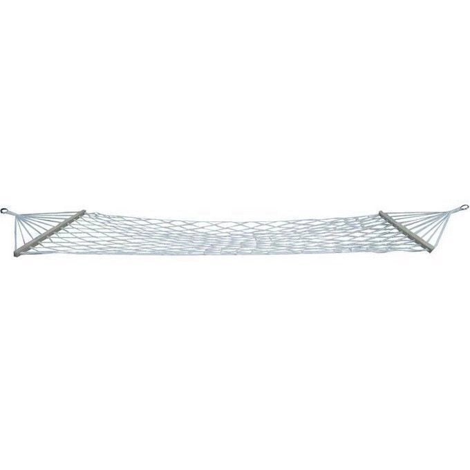 Blinky 9691730 Mexico Amaca a Rete Singola 200x80 cm Carico Max 120 Kg Assi Legno Betulla Corda Poliestere Cotone EN581