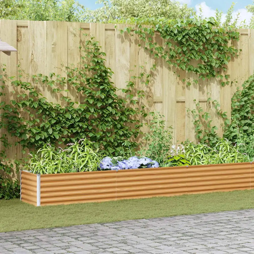 Letto rialzato da giardino 485 x 50 x 36 cm Acciaio zincato 42017347