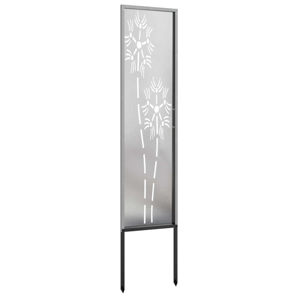 Schermo per privacy in giardino Traforo Argento 32 x 140 cm 876214