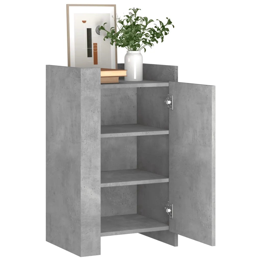 Credenza-Buffet-Armadio da cucina Grigio Cemento 45x35x75 cm in Legno Multistrato 769414