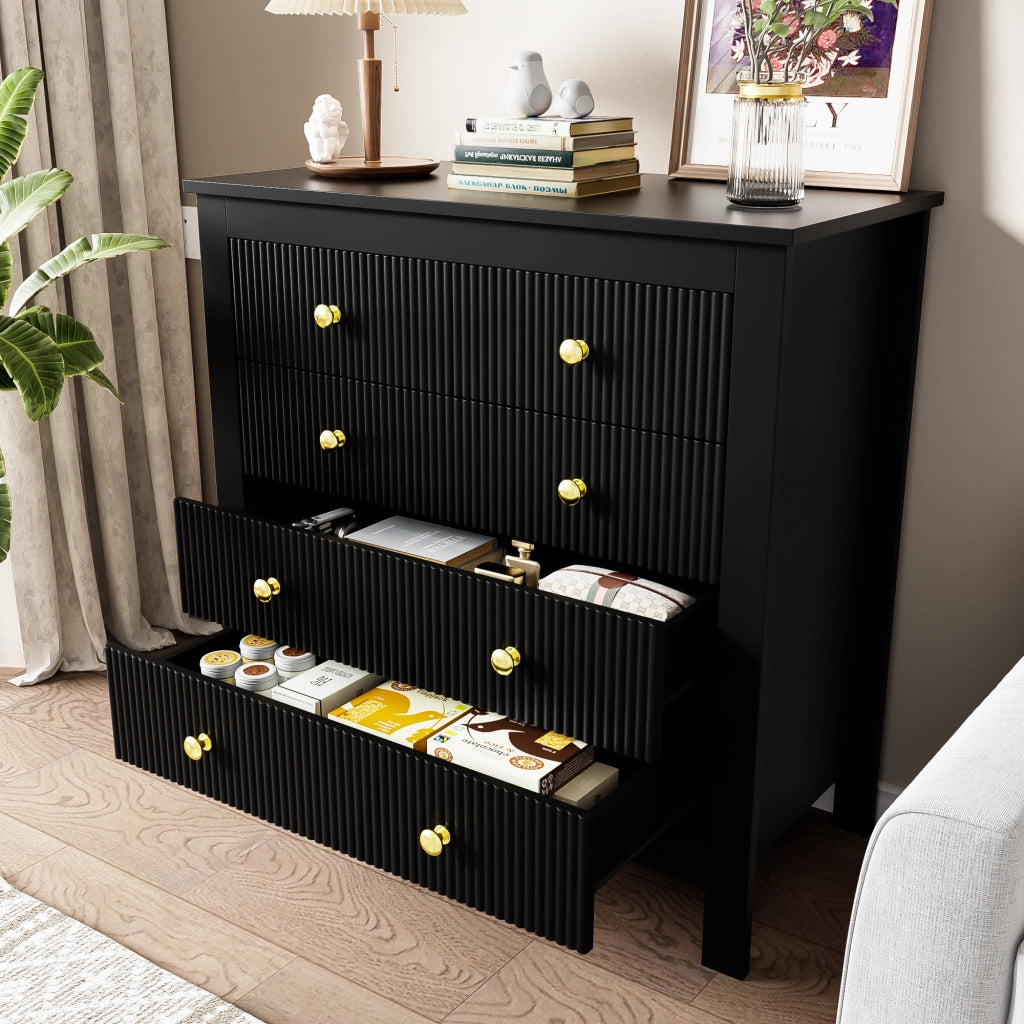 Credenza con Ante Speciali, Ganci e Cassetti ¨C Xylo ¨C Bianco/Legno