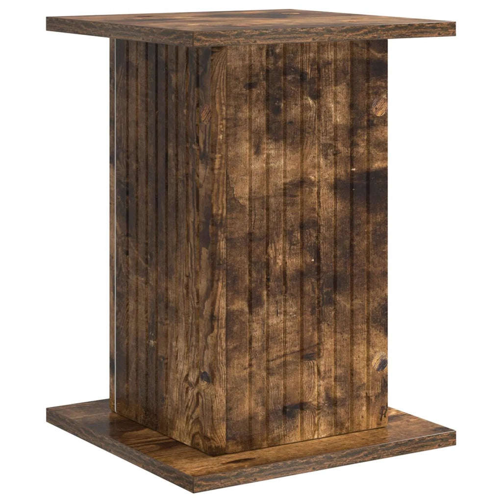 Supporto per piante | Sostegno per piante 2 pz Rovere Fumo 30,5 x 30 x 43 cm