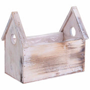 Supporto per fioriera rettangolare in legno 21x13x19/10H cm