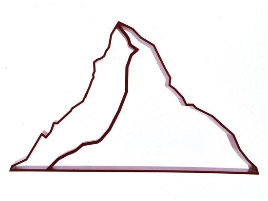 Souvenir in forma di biscotto in grigio