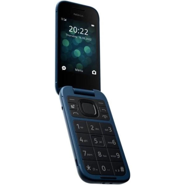 Hmd nokia 2660 flip 7,11 cm (2.8") 123 g blu telefono cellulare basico - 1GF011OPG1A02
