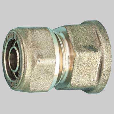 RACCORDO DIRITTO FEMMINA PER TUBO COBRAPEX  1/2 x 22 S. 3     TIEMME