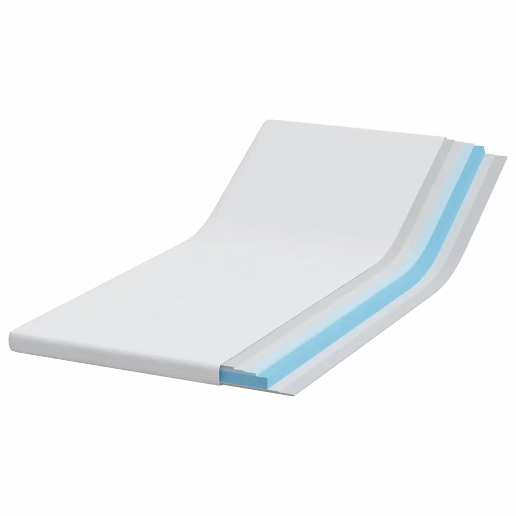 Topper per materasso Bianco 90 x 190 cm Tessuto Jacquard CFW2956709