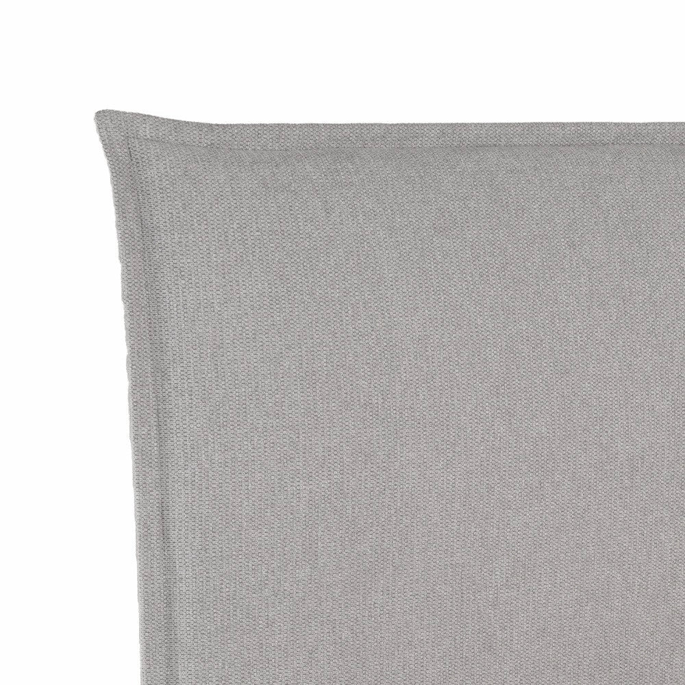 Letto matrimoniale Line contenitore in tessuto Aragon 80 light grey