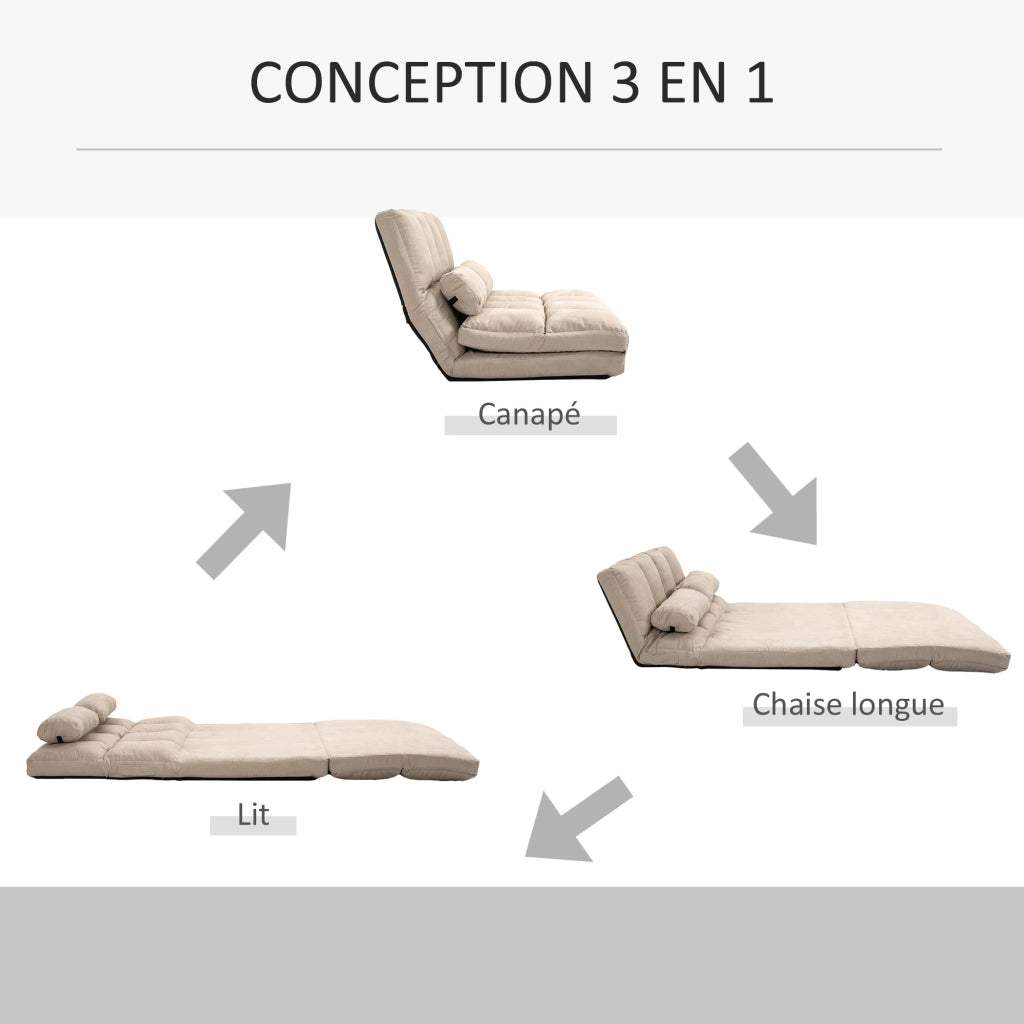 Poltrona reclinabile con cuscini ¨C Minimal ¨C grigio scuro