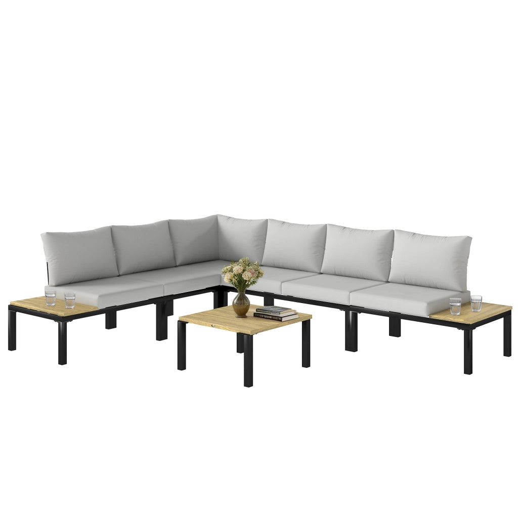 Divano Letto Esterno Modulare ¨C Zephmum ¨C Grigio