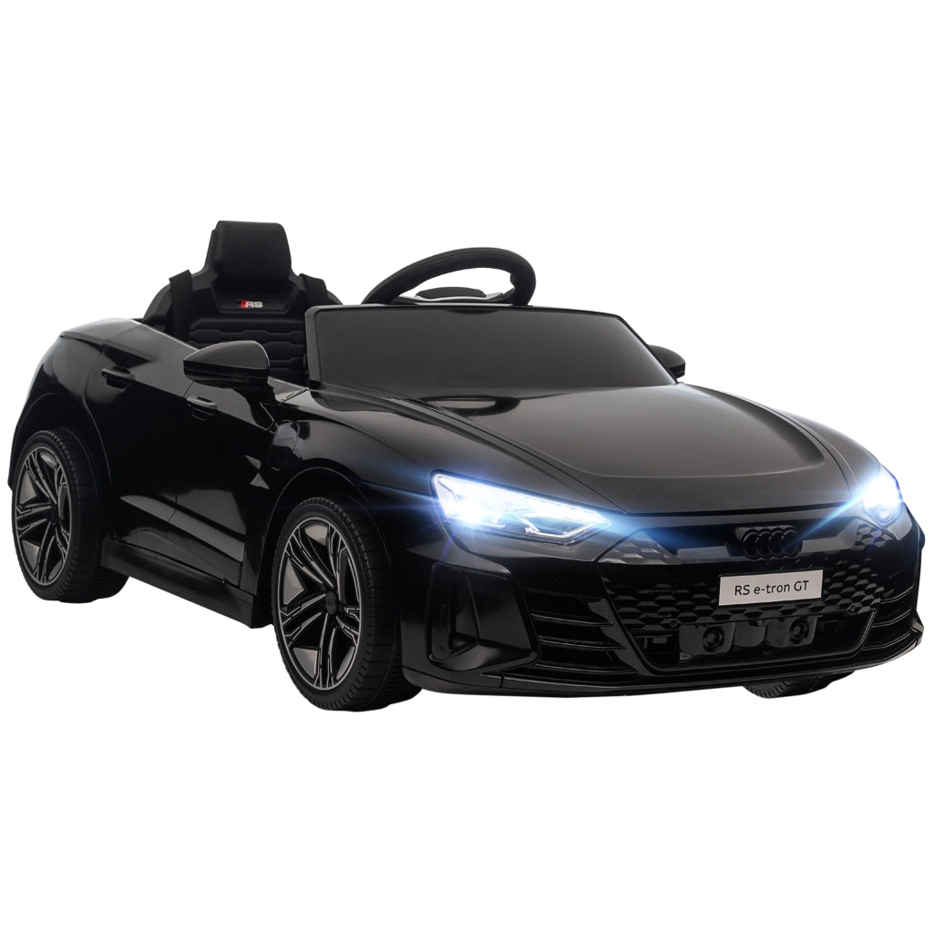 Auto elettrica per bambini 12V ¨C Minimal ¨C Nero, telecomando, 5 km/h, suoni e luci