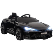 Auto elettrica per bambini 12V ¨C Minimal ¨C Nero, telecomando, 5 km/h, suoni e luci