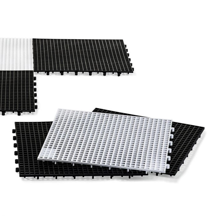 Scacchiera per dama e scacchi con quadrati 36x36 cm