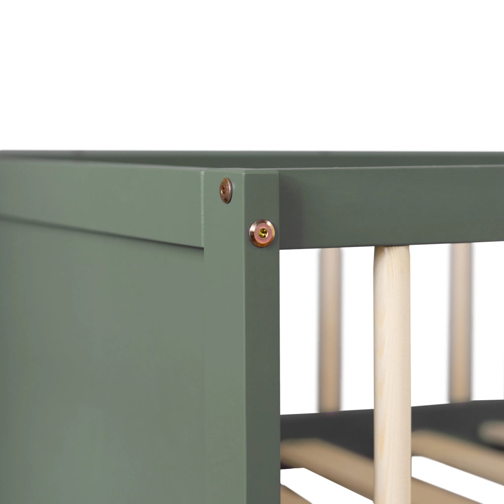 Letto per bambini 190x90cm verde salvia ADAM