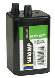 Batteria per lanterna zinco carbone 6V 4R25