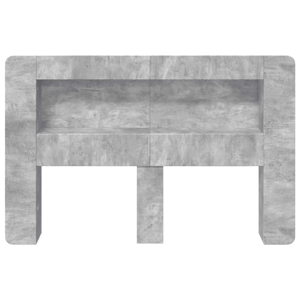 Testata del letto Grigio Cemento Legno ingegnerizzato 8001285