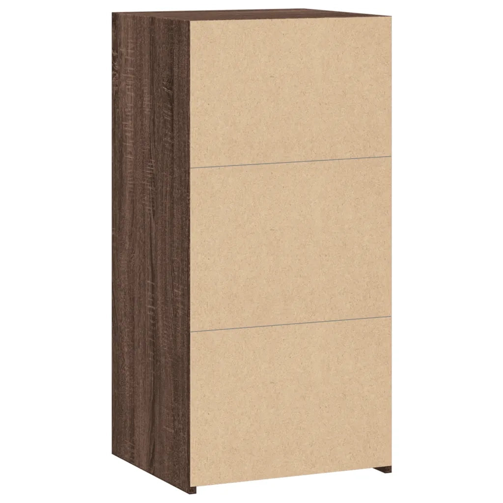 Credenza Rovere Marrone 45x41x93 cm in Legno Multistrato 846361