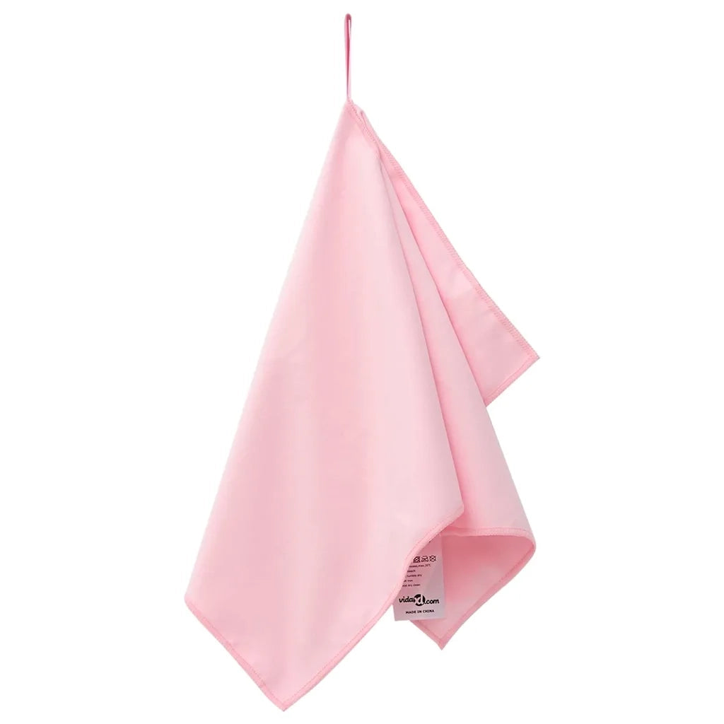 Asciugamani Sportivi 2 pz | Teli per bagno Rosa 50 x 30 cm