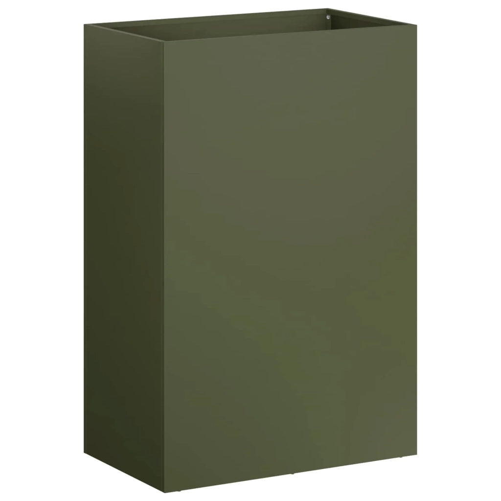 Vaso da giardino Verde Oliva 40 x 30 x 75 cm 8005504
