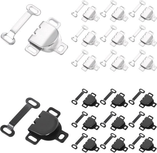 Haken per abbottonare 20 pezzi - chiusura pantaloni/attacco abbigliamento - cucitura/attacco a maglia - chiusura a nodo/attacco - leggero in rame/materiali di alta qualità
