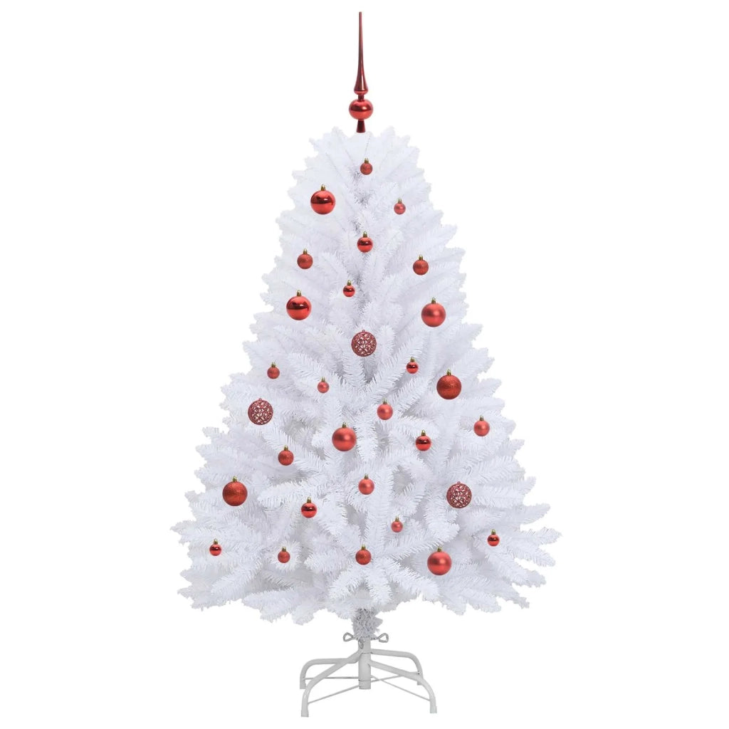 Albero di Natale Artificiale con Rami Pieghevoli Bianco 150 cm 3426585
