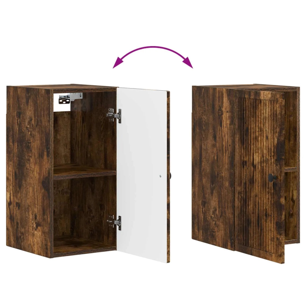 Armadio da bagno a muro EDE Rovere Fumo 30 x 31 x 59 cm 895930