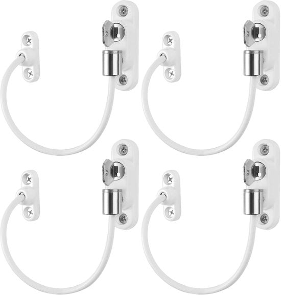 Sicurezza per bambini per finestre e porte, 2-pack, bianco, NTKHM114