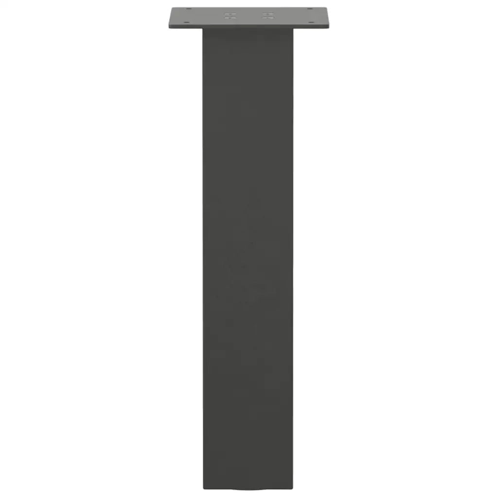 Gambe per tavolino 4 pz Antracite 30 cm Acciaio 4012498