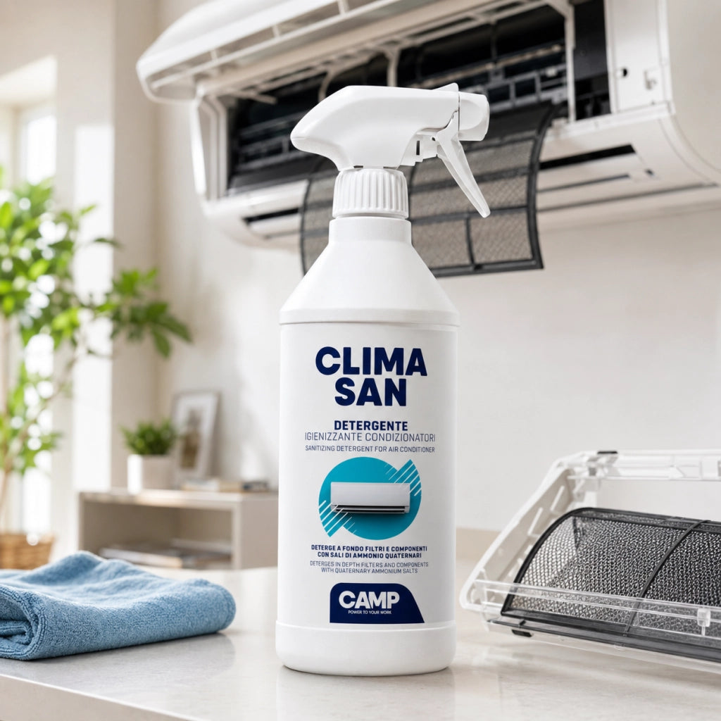Camp climasan detergente per filtri e componenti climatizzatori 750 ml