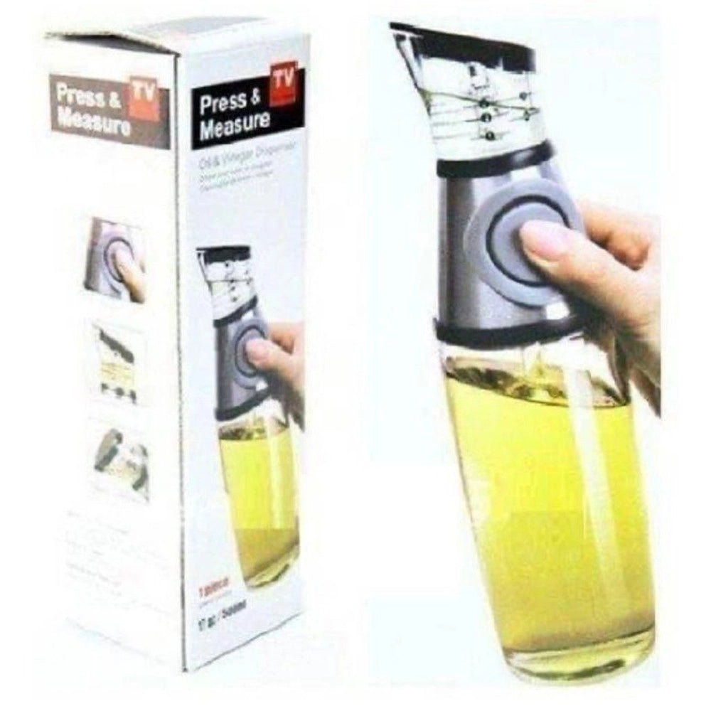 Trade Shop - Dispenser Misuratore Olio Aceto Contenitore Porta Olio Tavola Misura E Premi -