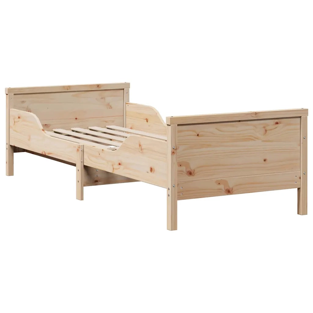 Struttura letto con materasso estensibile-Giroletto Marrone 80 x 200 cm 100685