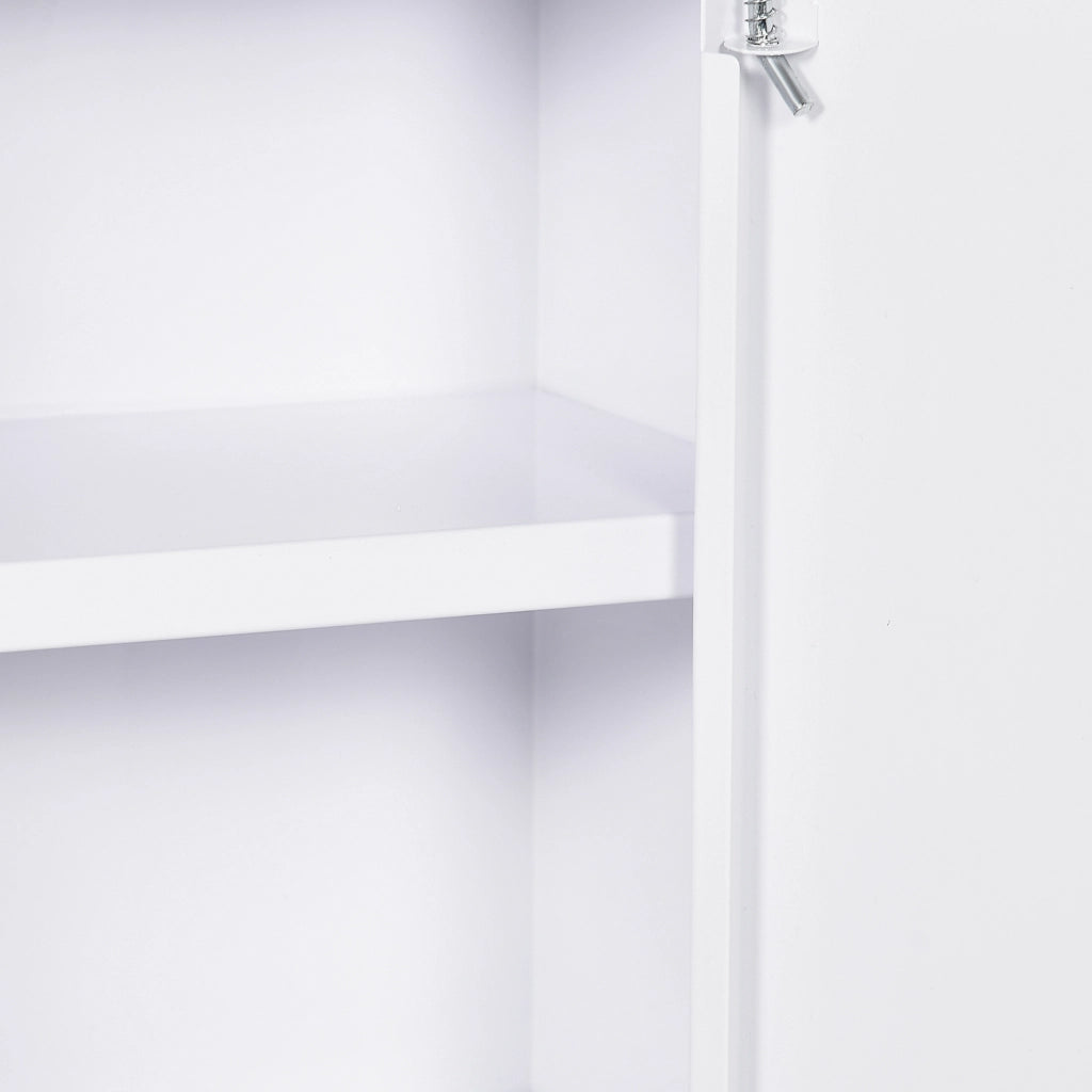 Armadietto da Bagno ¨C zephmum ¨C Bianco 30x46x14 cm