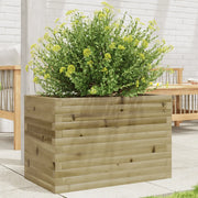 Fioriera da Giardino-Vaso da Esterno 70x40x45,5 cm in Legno di Pino Impregnato