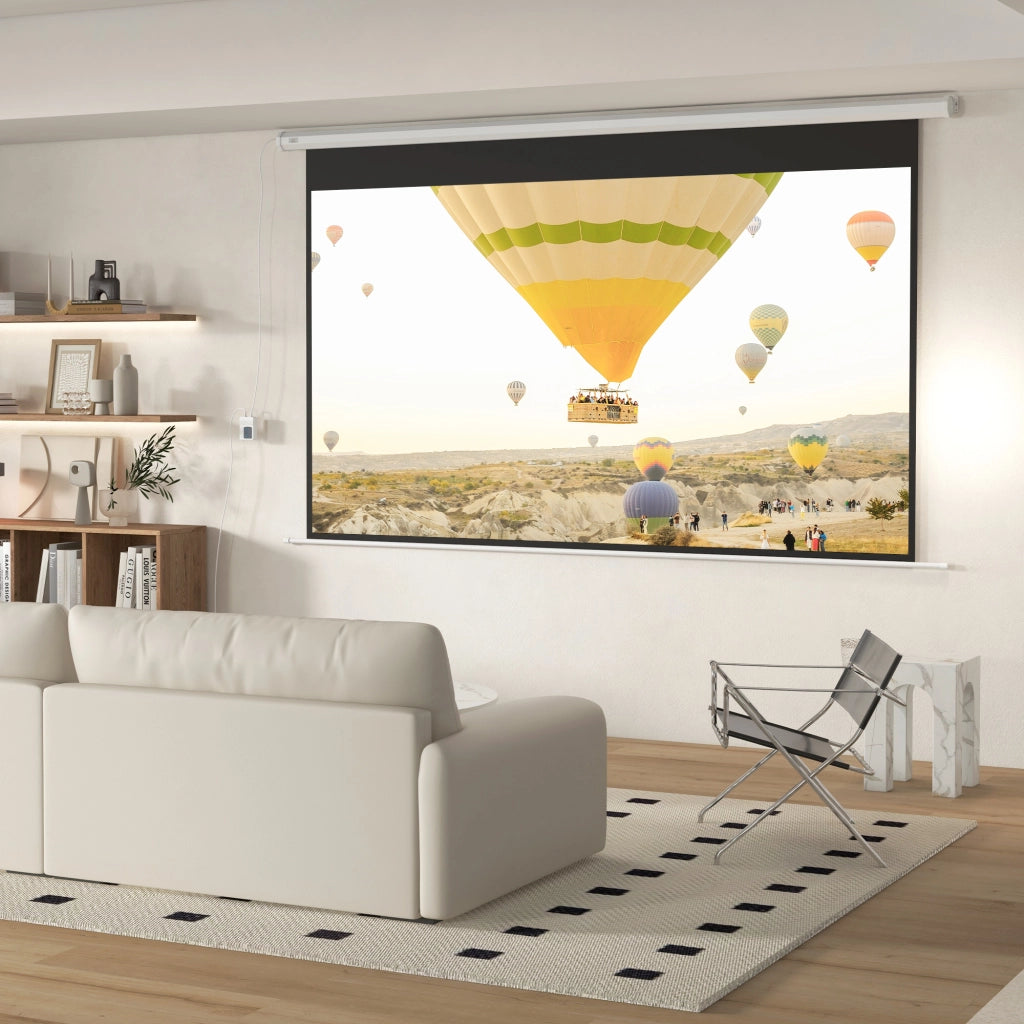 Schermo proiezione elettrico motorizzato 120 pollici ¨C Xylo ¨C 16:9 4K HD 293x176 cm