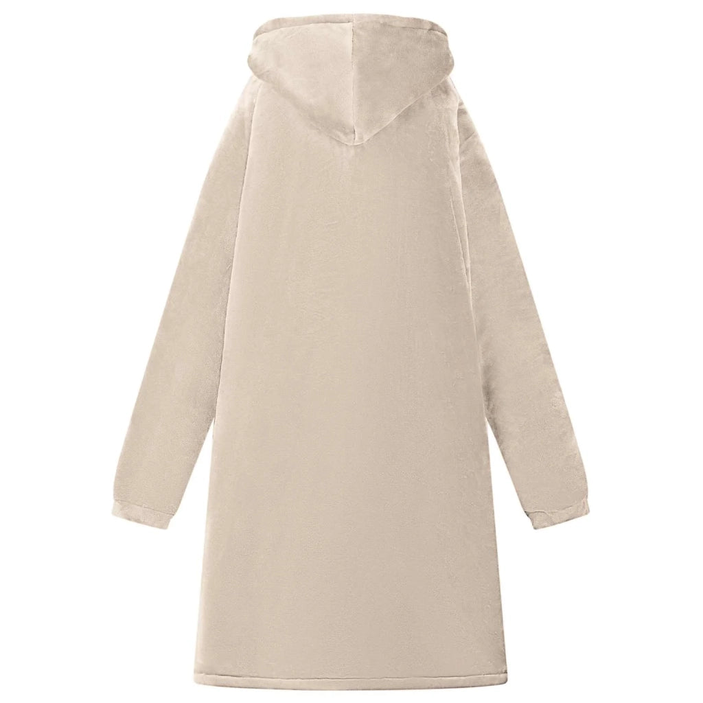 Felpa coperta Beige L Pile e Flanella CFW3200786