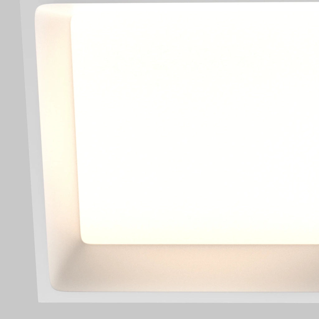 Maytoni Lampada da incasso Okno 1 luce LED integrato bianco metallo