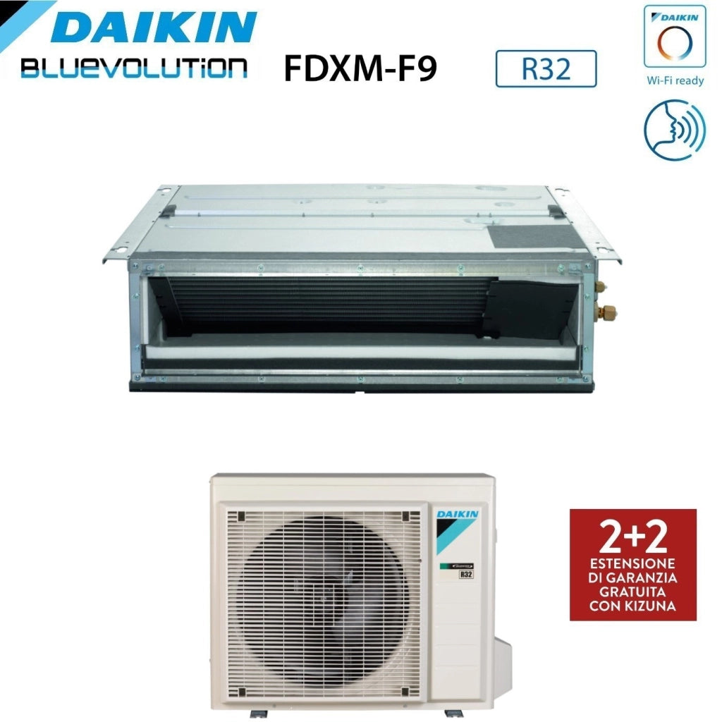 Climatizzatore Condizionatore Daikin Bluevolution Inverter Canalizzato Ultrapiatto 21000 Btu FDXM60F9 R-32 Wi-Fi Optional - Garanzia Italiana