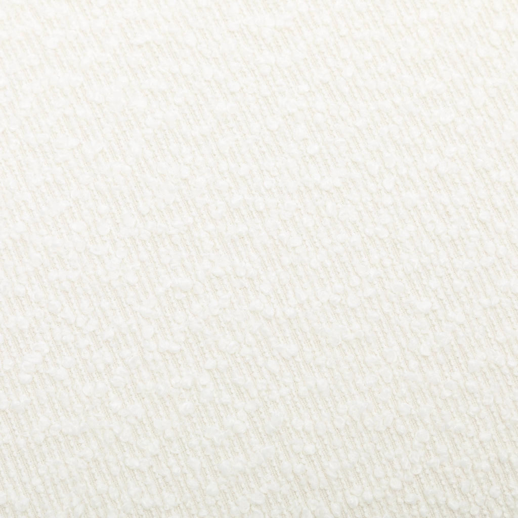 Pouf in bouclé, bianco