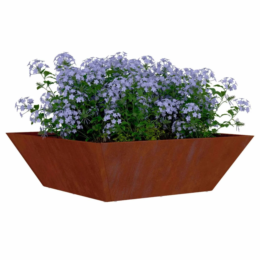 Vaso da giardino Ruggine 50 x 50 x 15 cm 873836