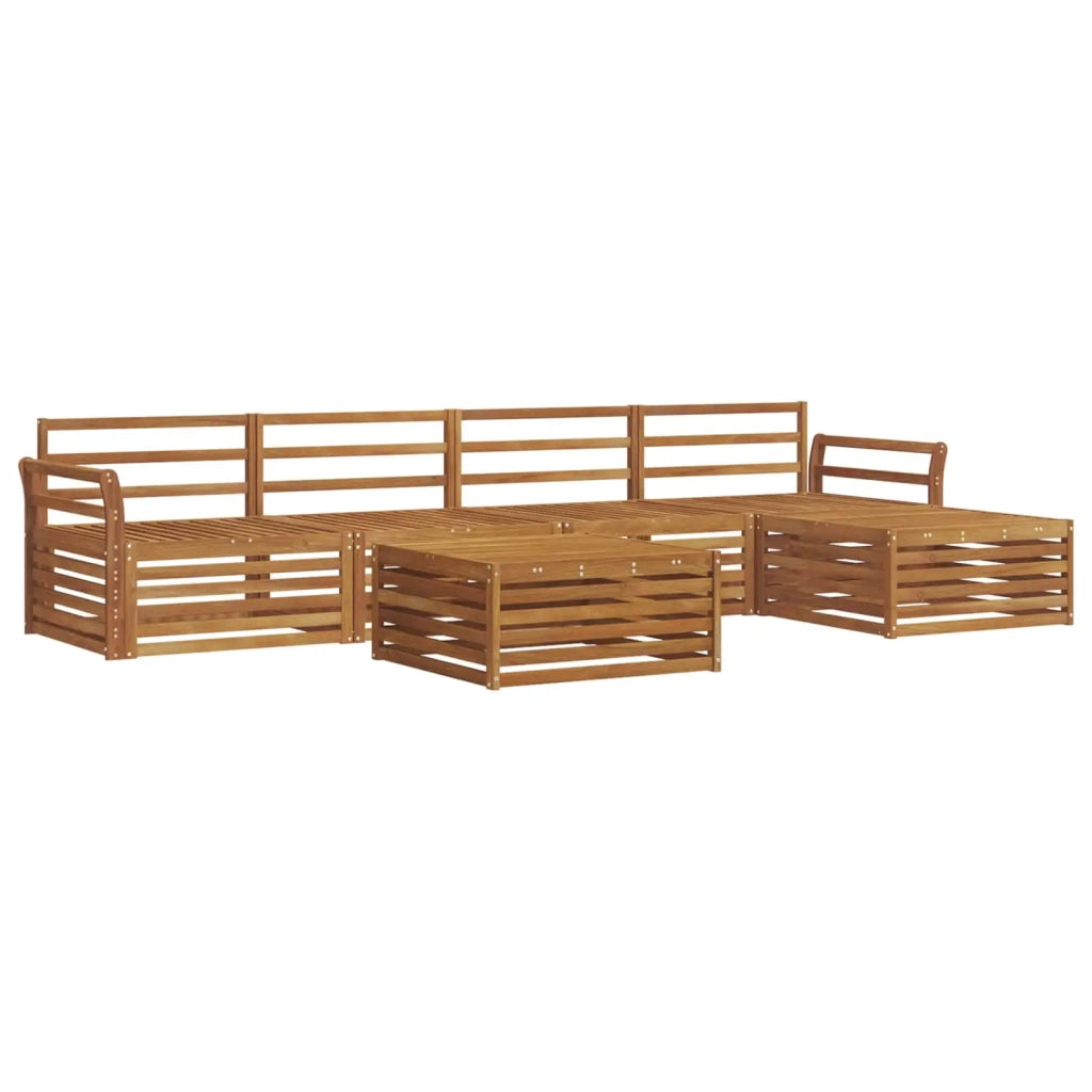 Set di divani da esterno 6 pcs Naturale 3373339