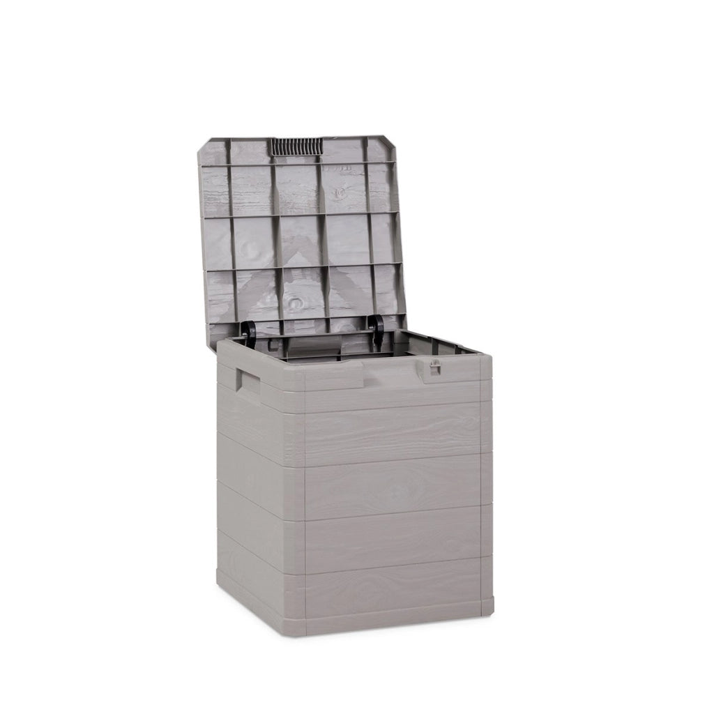 Baule multiuso Woodys Toomax 90 litri resina tortora 42,5 x 44 x 50 cm