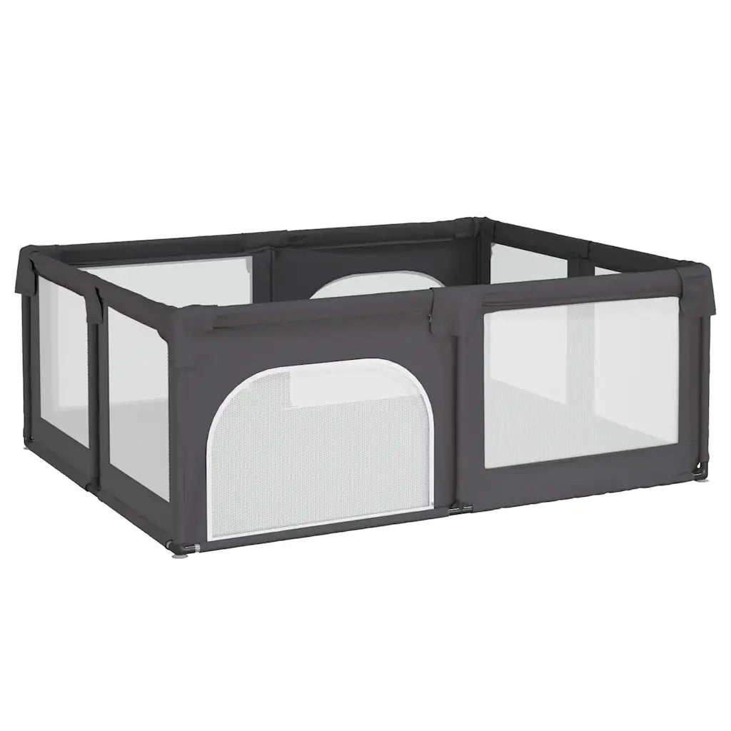 Box per Bambini con 2 Porte Grigio Scuro Tessuto Oxford CFW7644103