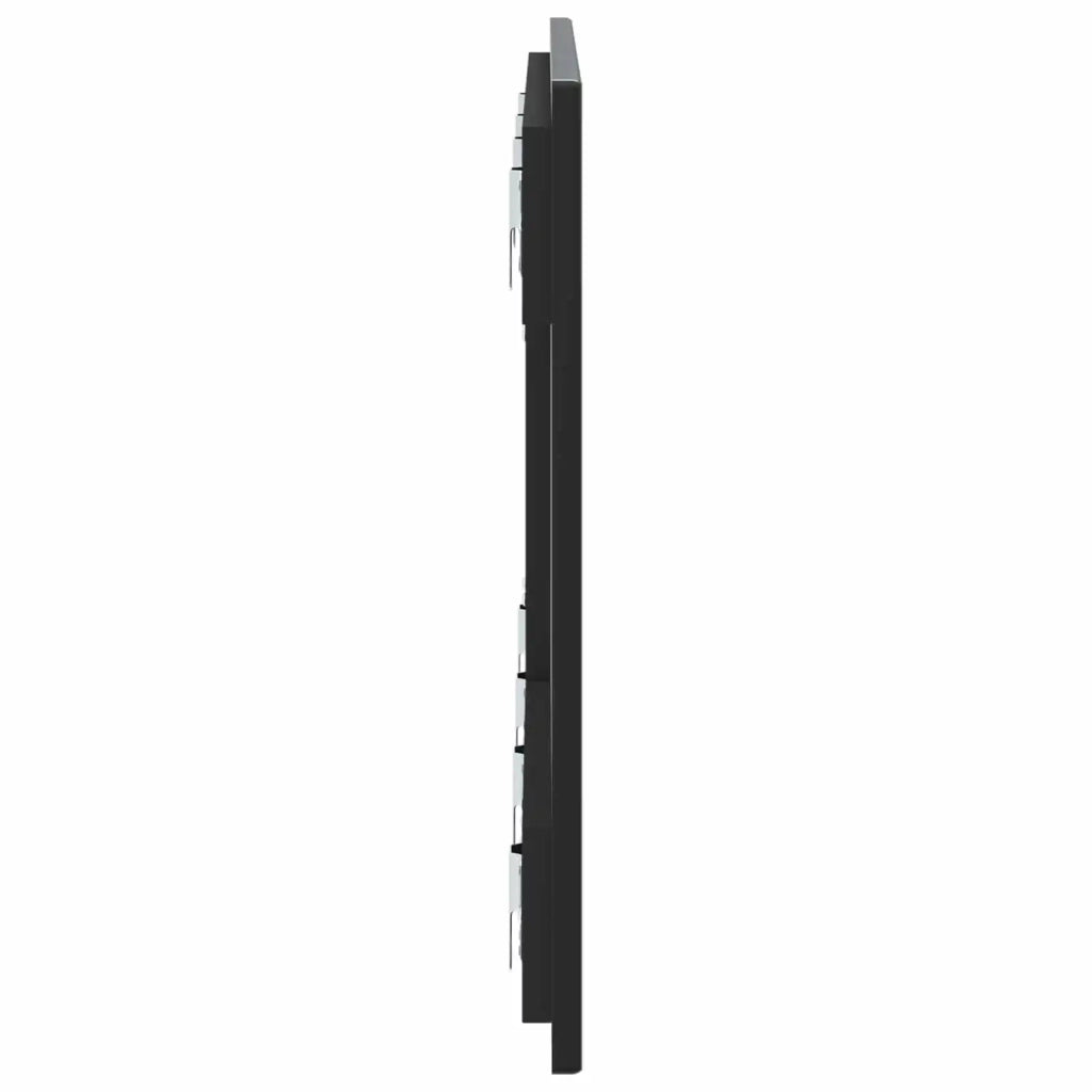 Testiera da Muro ARNHEM Nero Legno ingegnerizzato 896706
