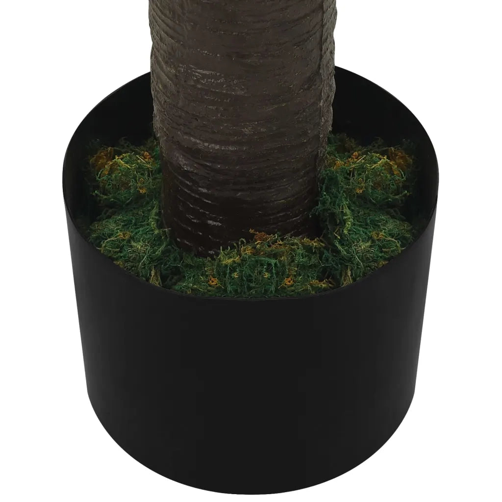 Palma Phoenix Artificiale con Vaso-Piante Decorative 190 cm Verde