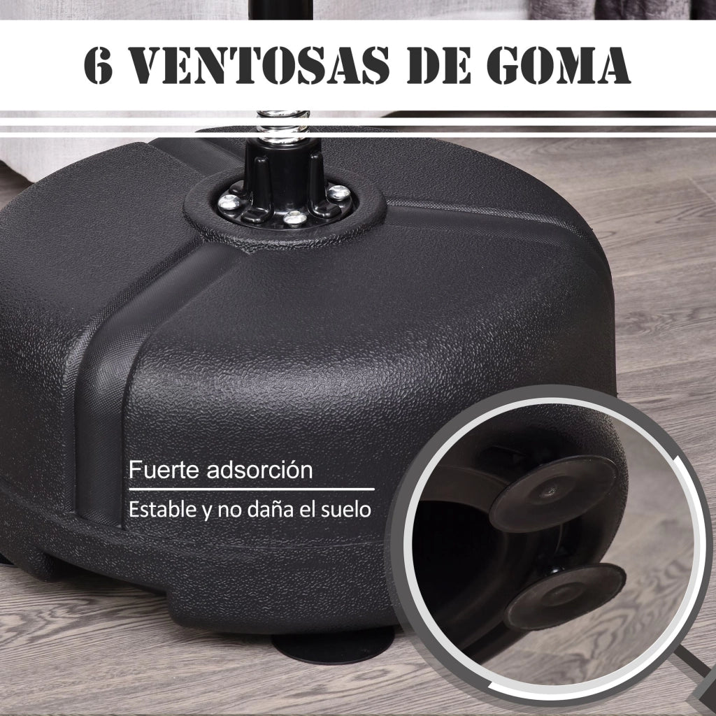 Sacco da boxe regolabile in altezza ¨C Zephmum ¨C Rosso, base riempibile, guanti inclusi